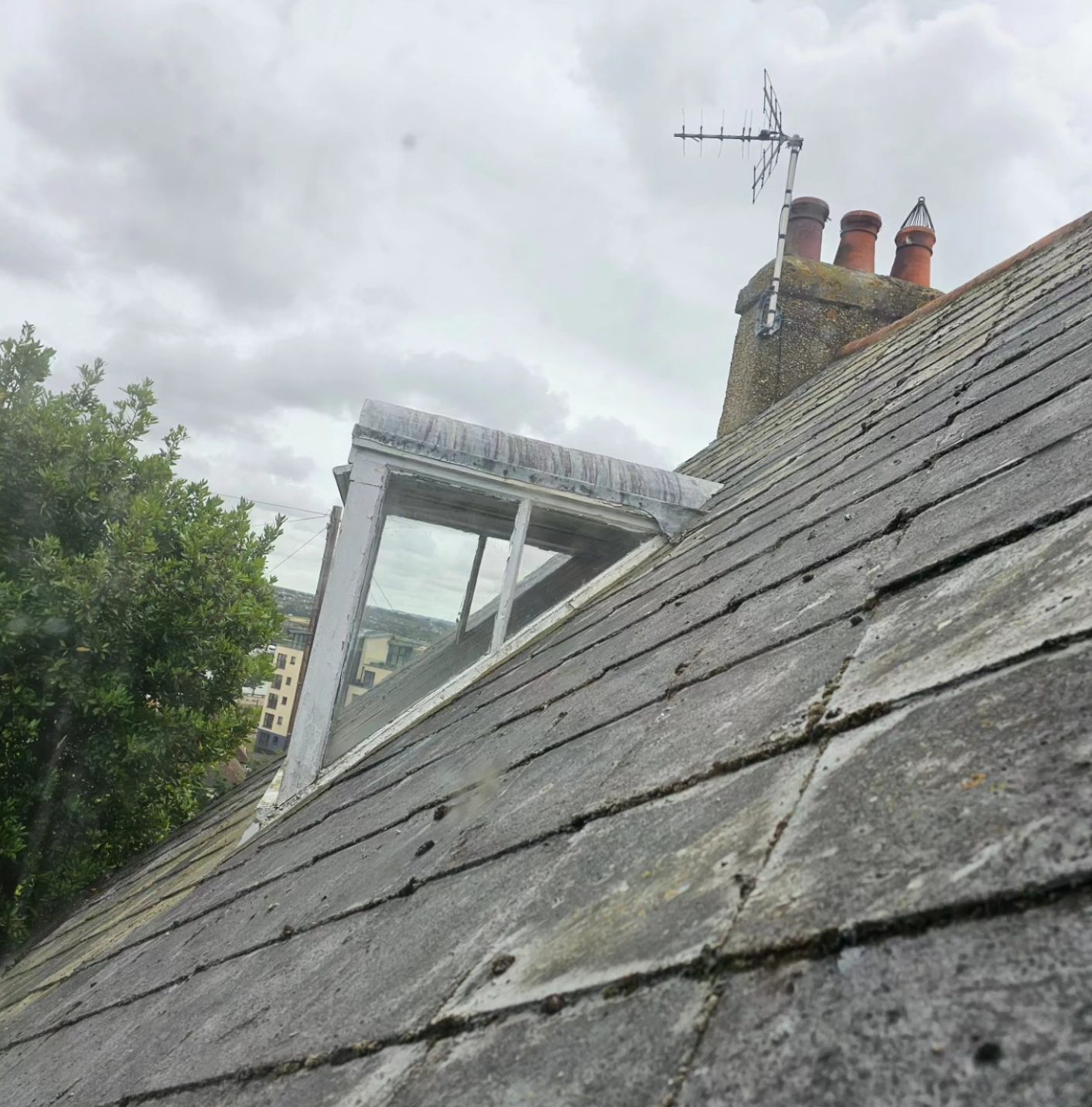 Close-up roof condition survey, Newhaven